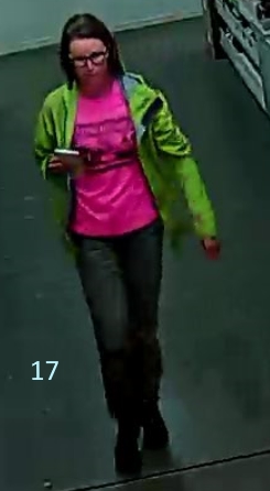 Person 17 female wanted for theft